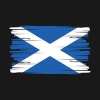 Scotland Flag Brush Vector