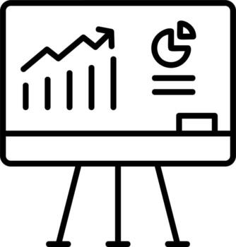 icono de vector de presentación