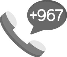 Yemen Dial code Vector Icon