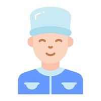 Creative and unique vector of bellboy, professional worker avatar