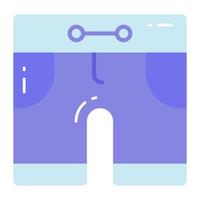 An amazing icon of shorts in trendy style, editable icon vector