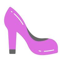 Adorable vector design of high heels, footwear premium icon