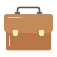 Portable case for holding documents, portfolio bag vector