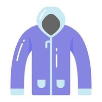 A well design icon of hoodie, modern design style vector