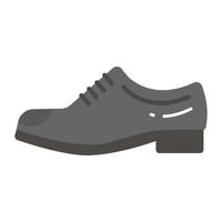 Leather shoes vector design in trendy style, premium icon