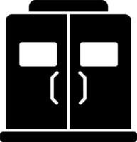 Cinema Doors Vector Icon