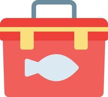 fishing box vector illustration on a background.Premium quality symbols.vector icons for concept and graphic design.