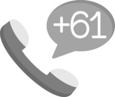 Australia Dial code Vector Icon