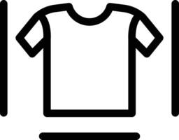 ilustración de vector de camisa en un fondo. símbolos de calidad premium. iconos vectoriales para concepto y diseño gráfico.