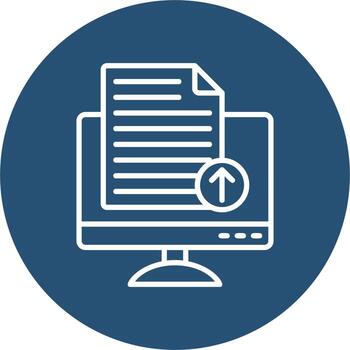 enviar archivo vector icono