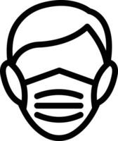 face mask vector illustration on a background.Premium quality symbols.vector icons for concept and graphic design.