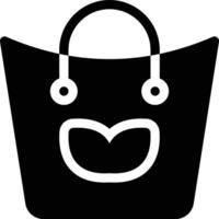 ilustración de vector de bolsa en un fondo. símbolos de calidad premium. iconos vectoriales para concepto y diseño gráfico.