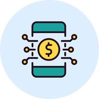 Digital Money Vector Icon