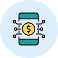 Digital Money Vector Icon