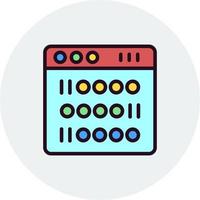 Binary Vector Icon