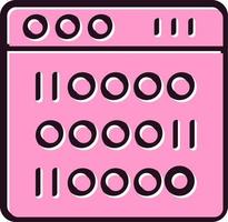 Binary Vector Icon
