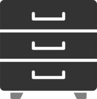 Drawer Vector Icon