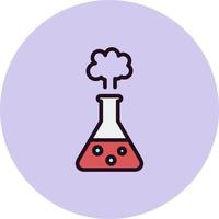 Chemical Reaction Vector Icon