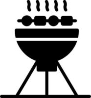 icono de vector de barbacoa