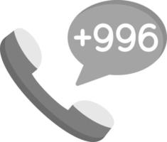 Kyrgyzstan Dial code Vector Icon