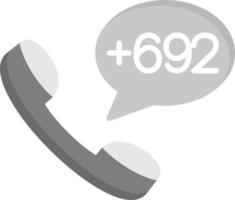 Marshall Islands Dial code Vector Icon