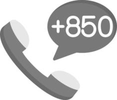 North Korea Dial code Vector Icon