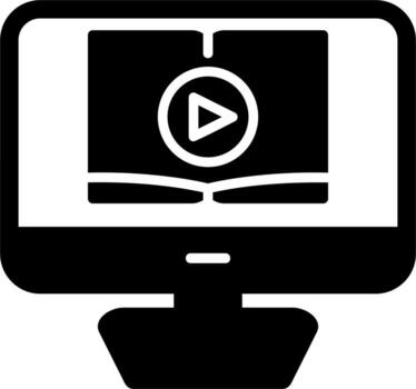 icono de vector de tutorial