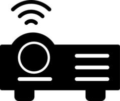 icono de vector de proyector