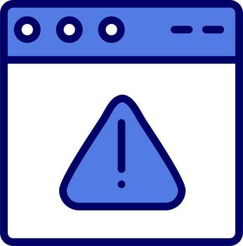 icono de vector de navegador web