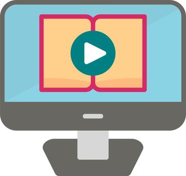 icono de vector de tutorial