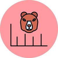 Bear Market Vector Icon