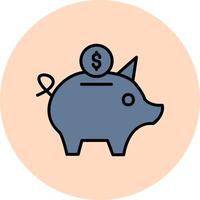 Piggy Bank Vector Icon