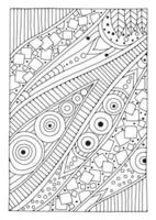 Background for coloring. Abstract ornament. Coloring page. Art therapy. vector