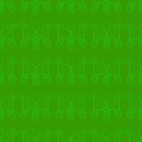 St. patrick's day pattern. Wrapping paper design for patrick's day. Green background. Clover and shamrock. vector