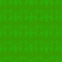 St. patrick's day pattern. Wrapping paper design for patrick's day. Green background. Clover and shamrock. vector