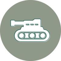 icono de vector de tanque