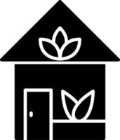 Eco House Vector Icon