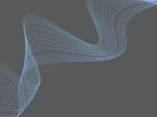 Abstract wave line landing page background design.