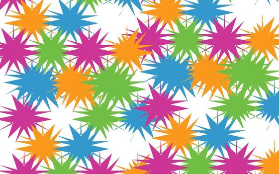 Fondo plano de vector de patrón de colores de línea deco abstracto hermoso sin costuras.