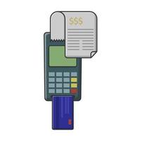 Payment Transaction Machine Vector Design