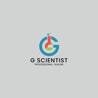 scientists logo design vector template
