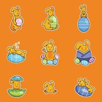 Rabbit Easter Egg vector