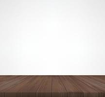 Wood floor pattern and texture for background. Perspective view of wooden floor on white background with area for copy space. Wooden terrace or deck pattern and texture. Vector. vector