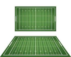 American football field with line pattern area for background. Perspective views of football field. Vector. vector