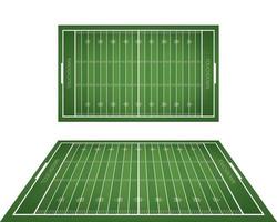 American football field with line pattern area for background. Perspective views of football field. Vector. vector