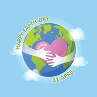 Earth Day concept. International Mother Earth Day. vector