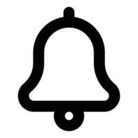 bell icon for web ui design vector