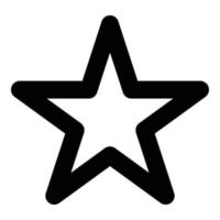 star icon for web ui design vector