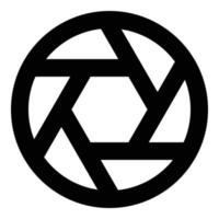 shutter icon for web ui design vector