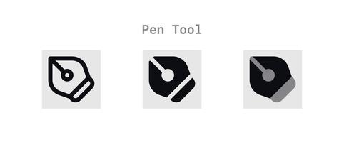 Pen Tool Icons Sheet vector